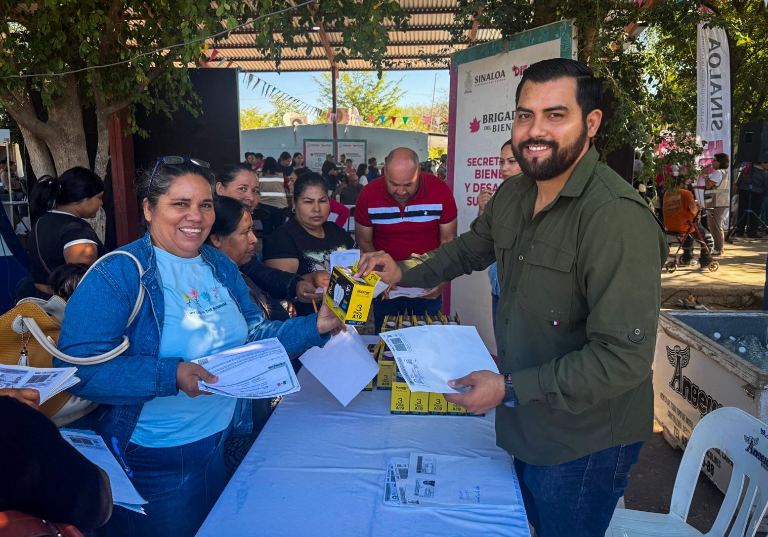 Brigada del Bienestar en Sinaloa de Leyva