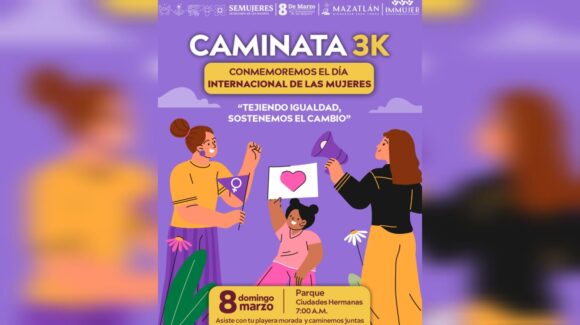 Prevención y atención de la violencia, la promoción de actividades del Gobierno de Mazatlán, Sinaloa previo al 8M