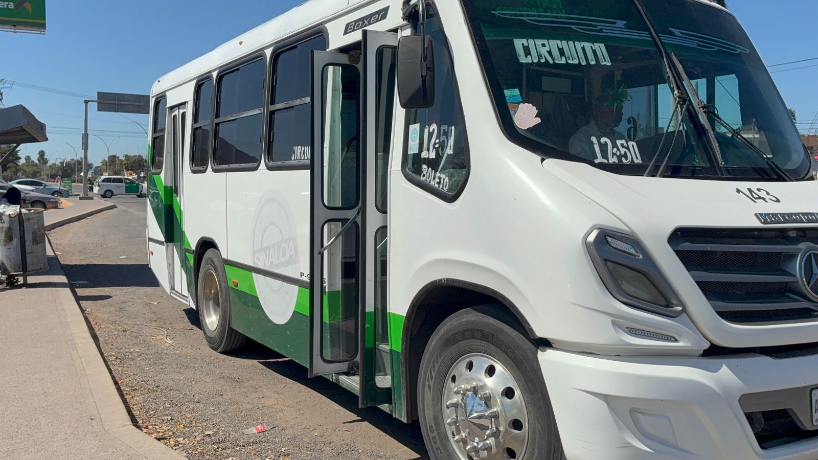 Camión del transporte público urbano de Los Mochis