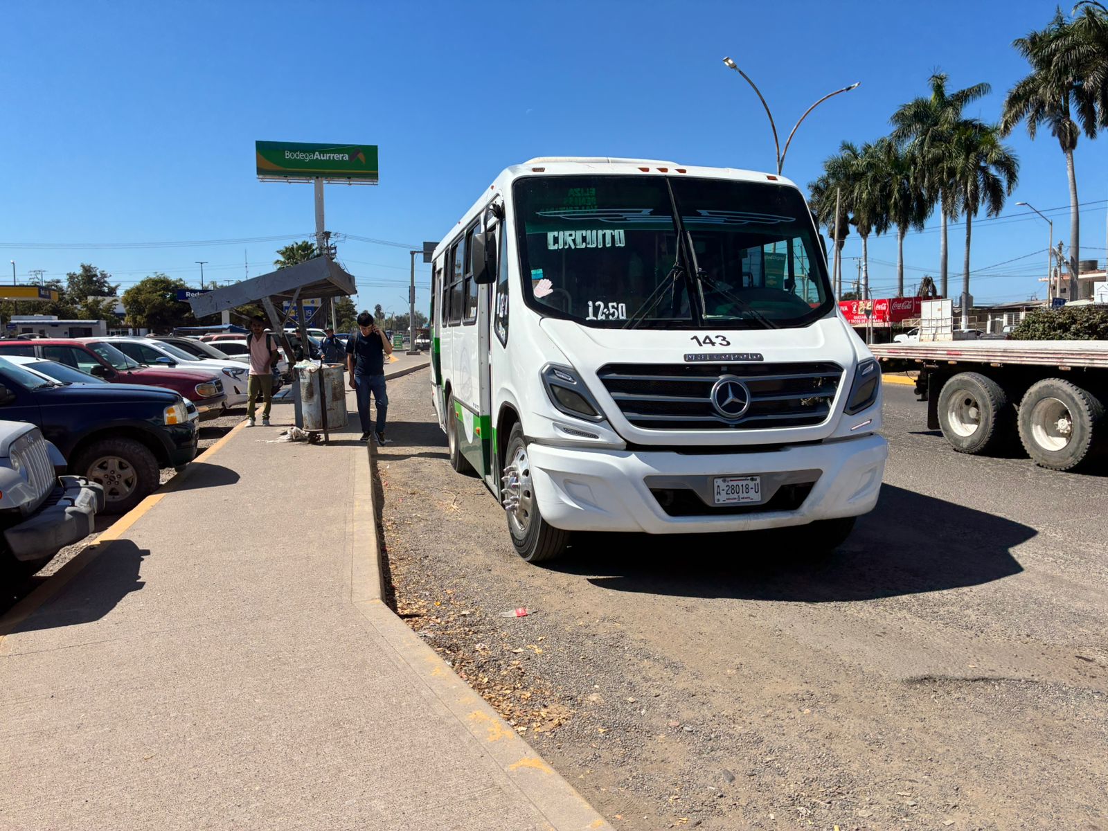 Camión del transporte público urbano de Los Mochis
