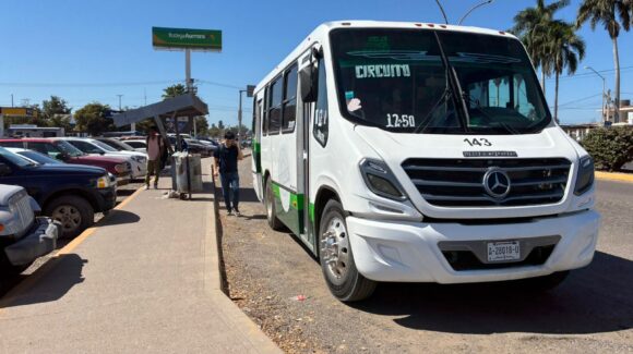 ‘Frena’ el 40% del transporte urbano de Los Mochis, Sinaloa, en periodo vacacional