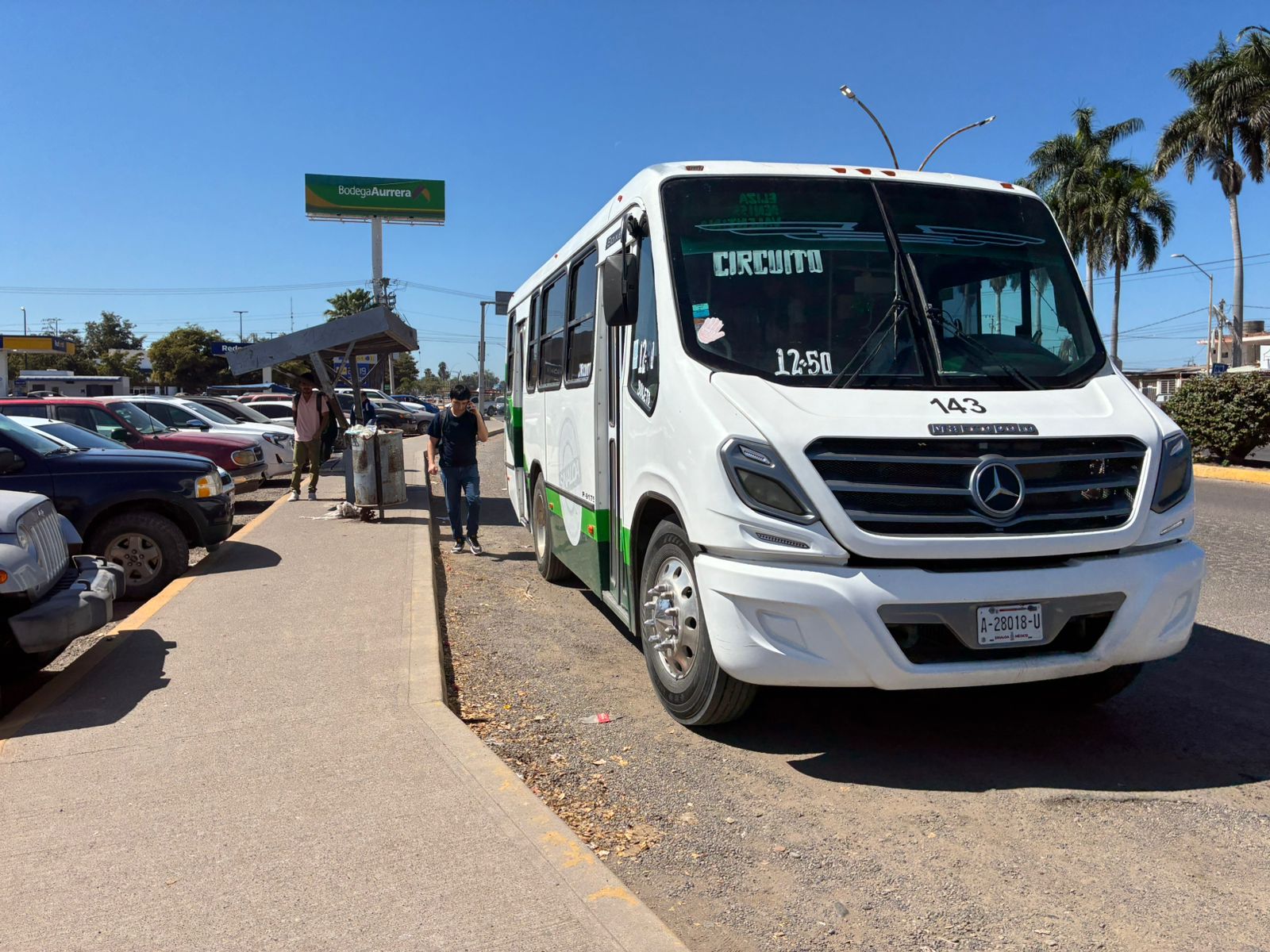 Camión del transporte público urbano de Los Mochis