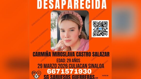 Ya hay denuncia ante la FGE y se ha desplegado operativo de búsqueda: Rocha sobre  Carmiña, repostera ‘levantada’ en Culiacán, Sinaloa