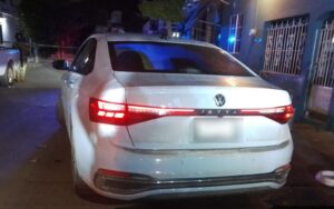 Vehículo asegurado en Mazatlán