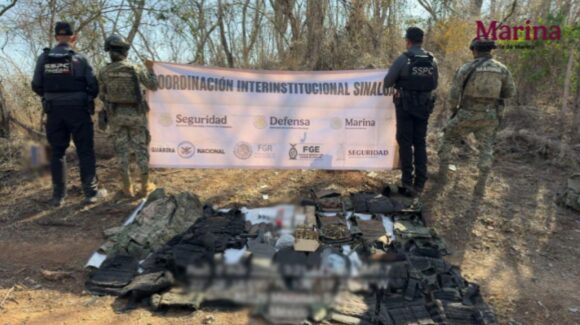 Aseguran más de 2 mil cartuchos y explosivos en operativo conjunto en Mazatlán, Sinaloa
