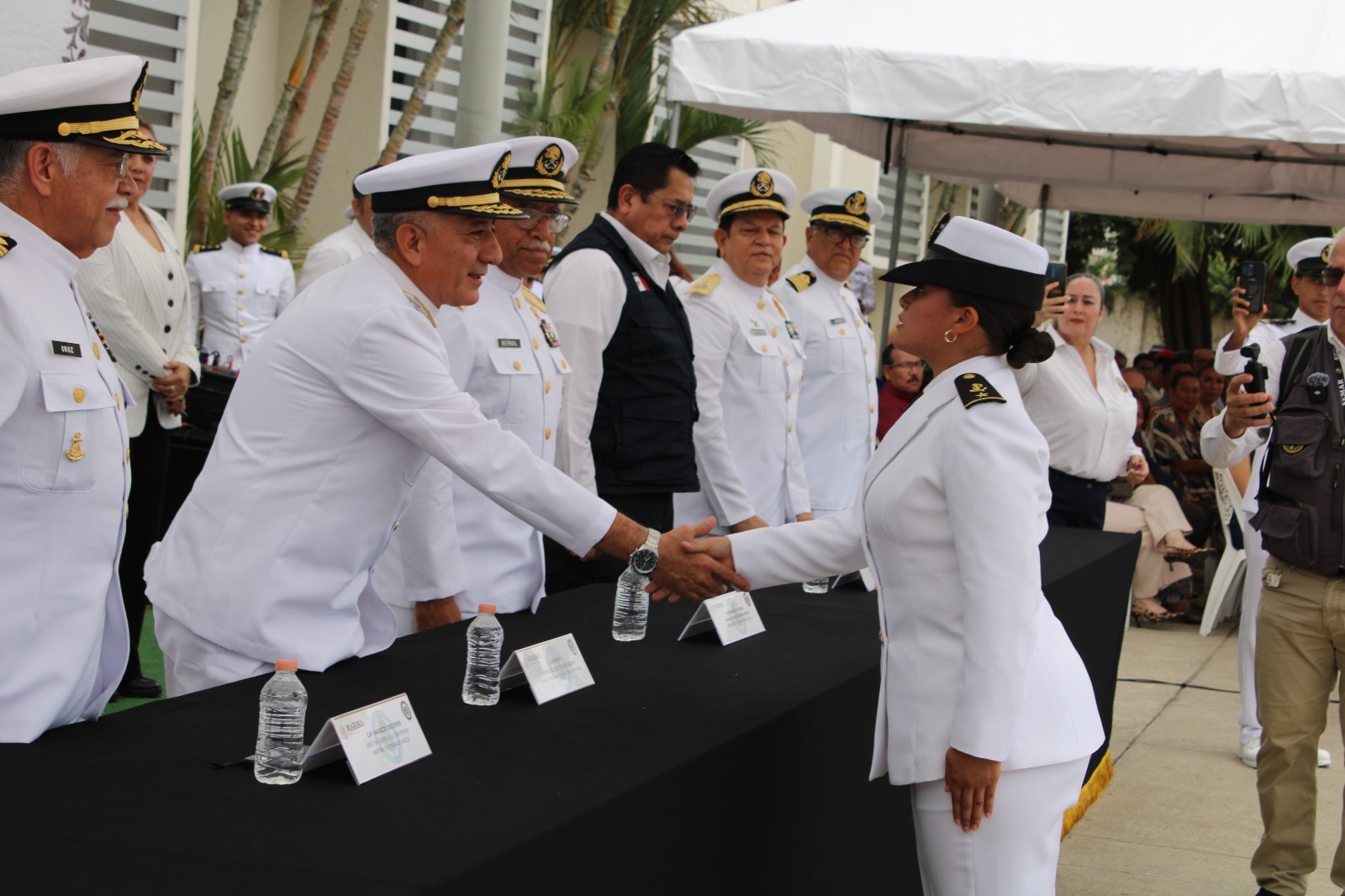 Celebran 146 aniversario de la Escuela Naútica Mercante Cap. Alt. Antonio Gómez Maqueo en Mazatlán
