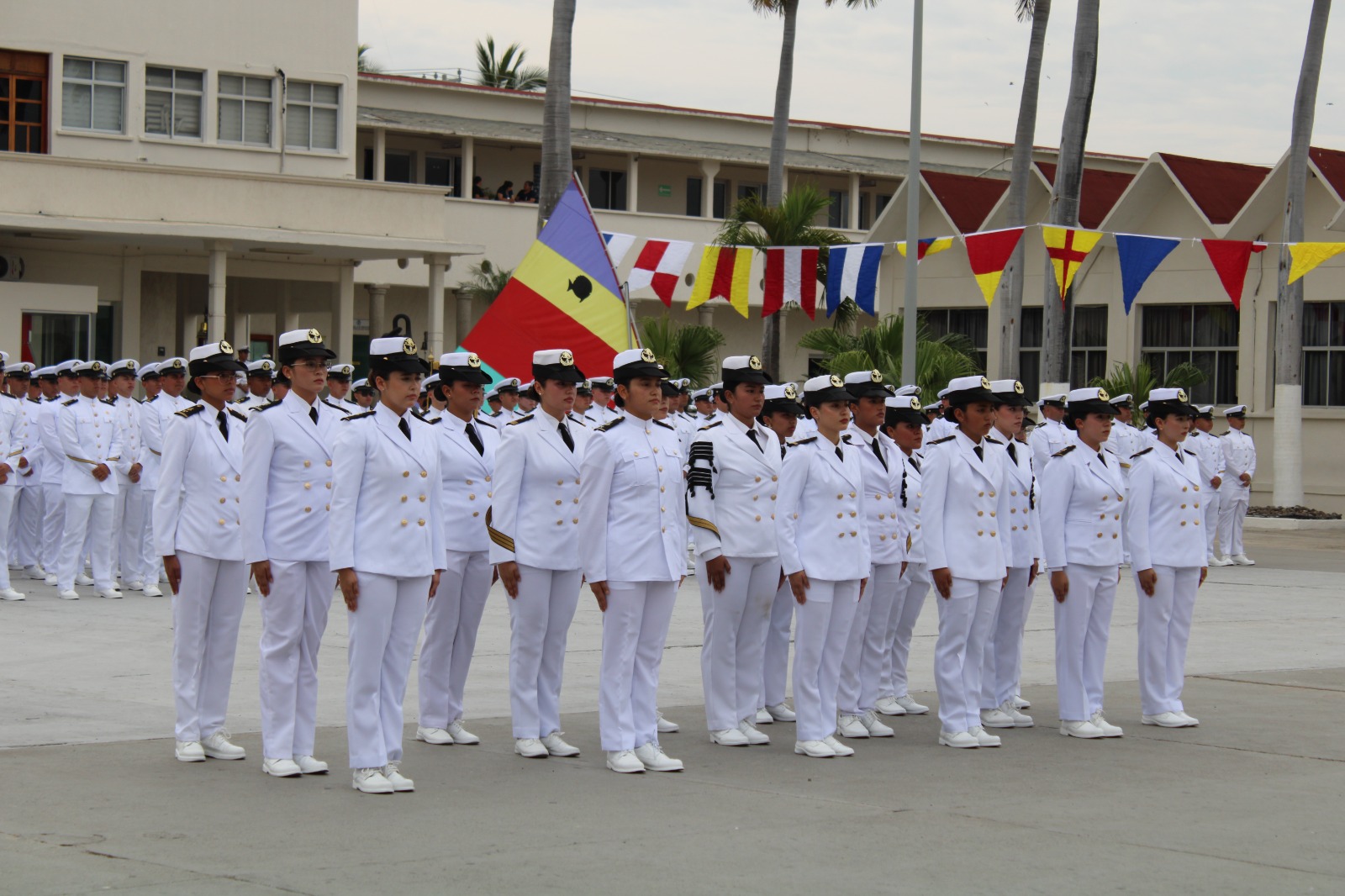Celebran 146 aniversario de la Escuela Naútica Mercante Cap. Alt. Antonio Gómez Maqueo en Mazatlán