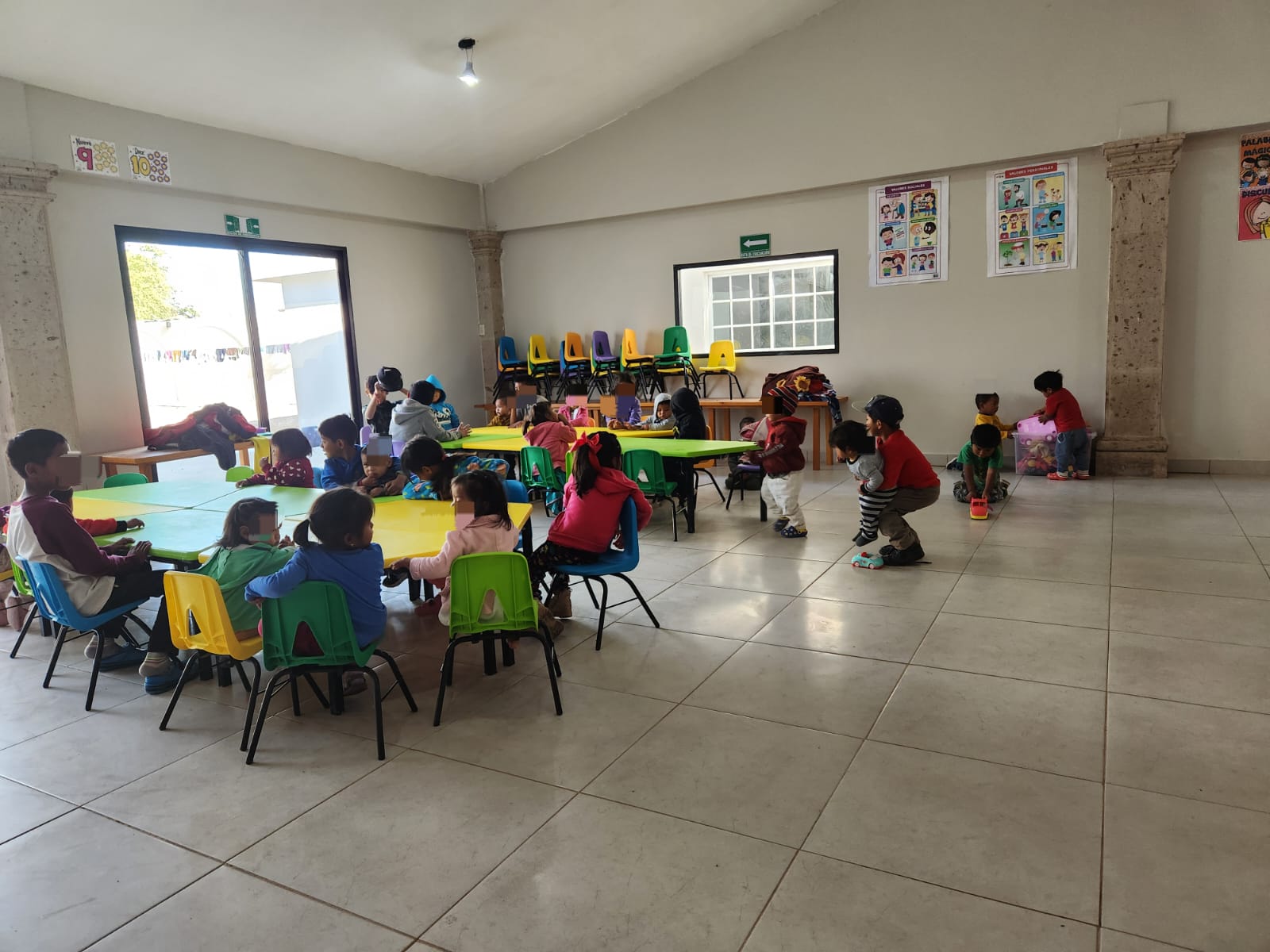 Niños en guardería