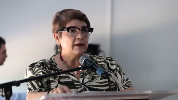 “Aspiraciones siempre hay, pero no son los tiempos”: Cecilia Ramírez, sobre su futuro político, en Guasave, Sinaloa