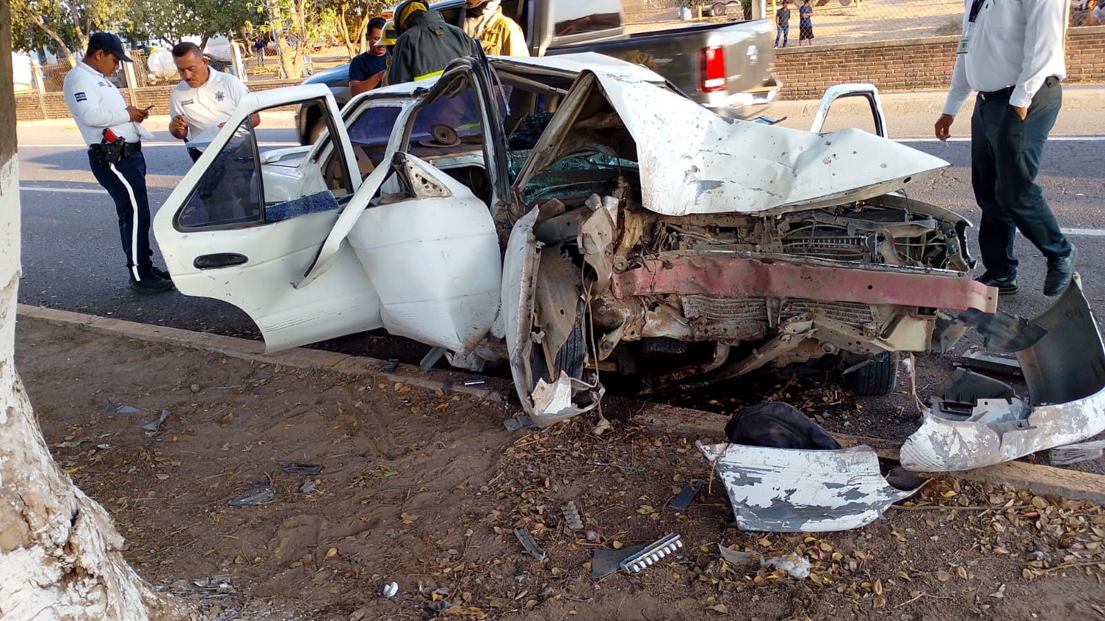 Choque deja cuatro lesionados en Navolato, Sinaloa