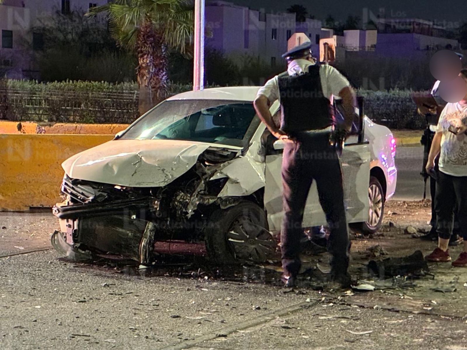 Choque en el Desarrollo Urbano Tres Ríos, Culiacán, Sinaloa