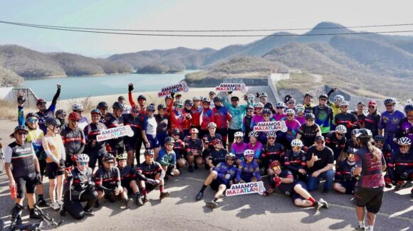 Más de 200 ciclistas recorren El Recodo, en Mazatlán, Sinaloa, en “Escapada Rural” entre naturaleza y tradición