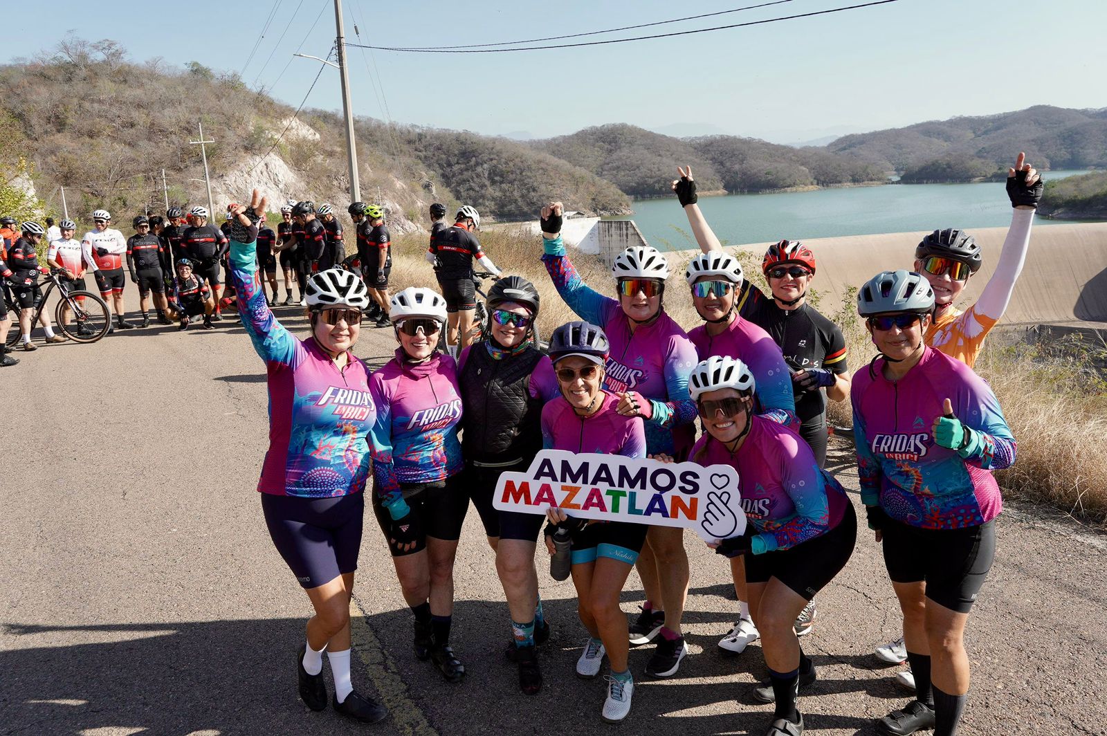 Ciclistas en "Escapada Rural" en El Recodo, Mazatlán