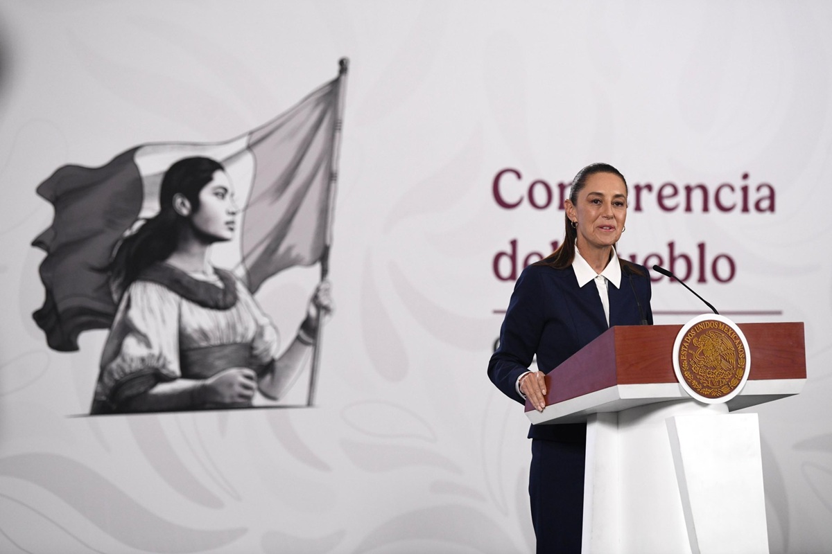 Claudia Sheinbaum en conferencia 'mañanera'