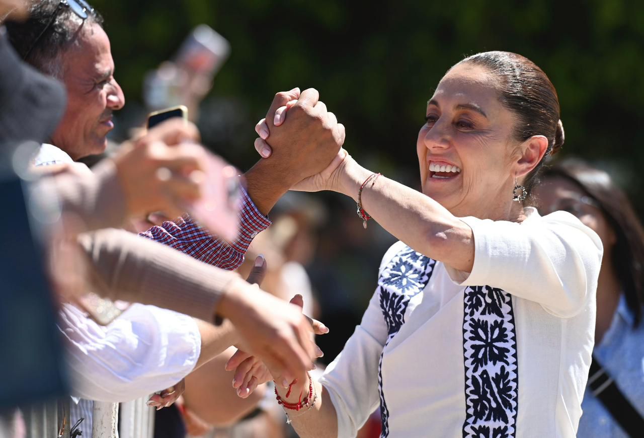 claudia sheinbaum reitero su apoyo al pueblo de cuba durante su gira por nayarit
