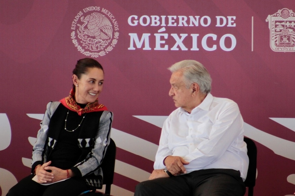 Claudia Sheinbaum y Andrés Manuel López Obrador