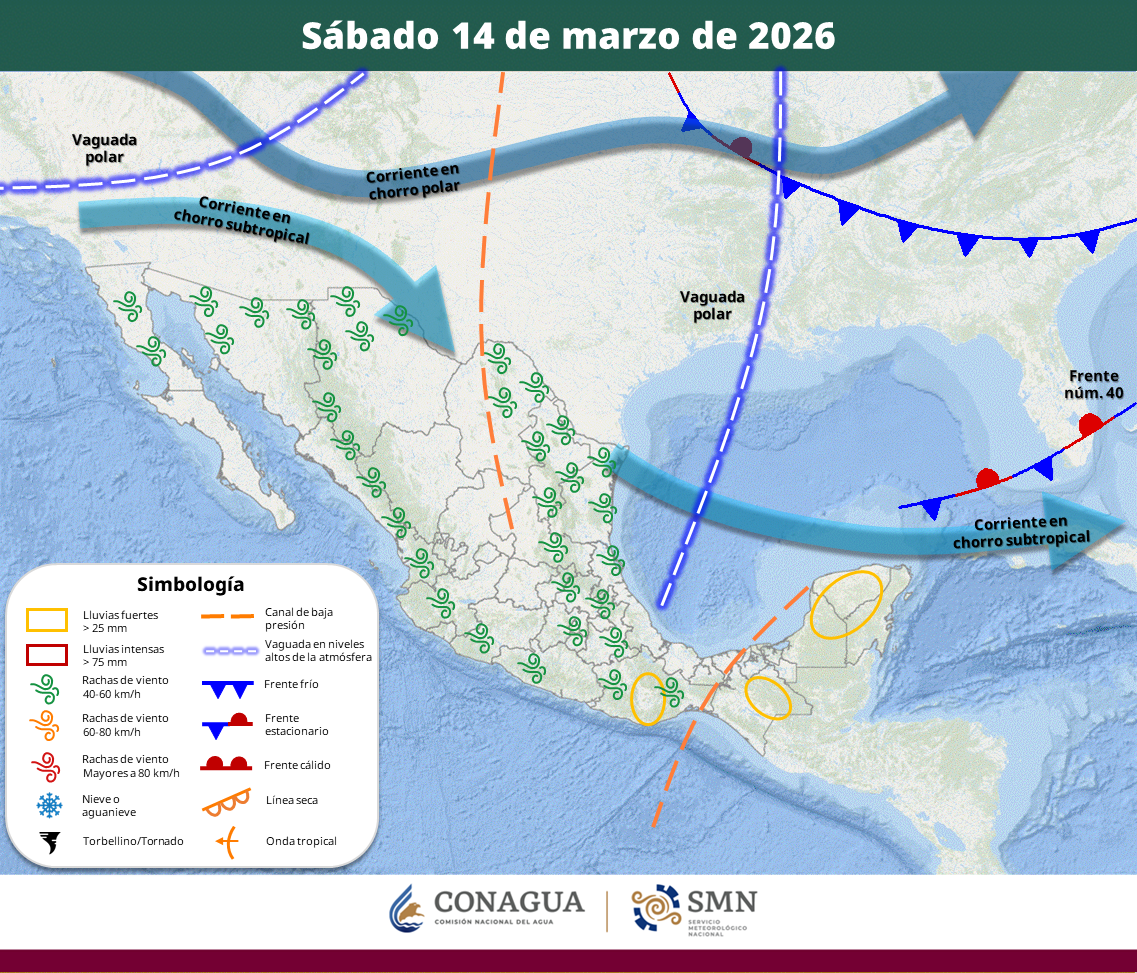 clima en mexico hoy 12 de marzo