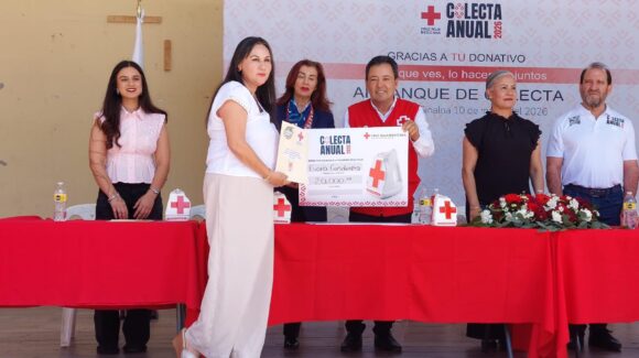 De manera oficial arranca la Colecta Anual de Cruz Roja en Guamúchil con meta de 900 mil pesos