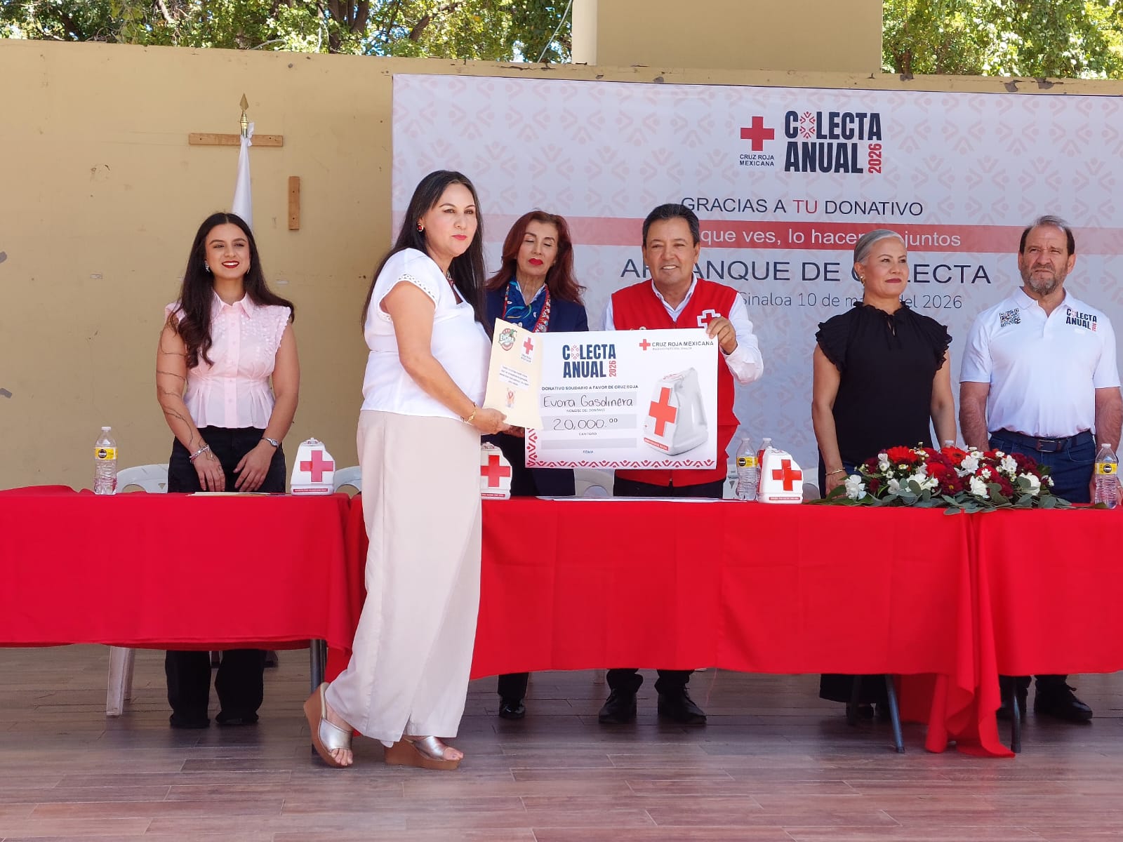 Colecta Anual de Cruz Roja en Guamúchil