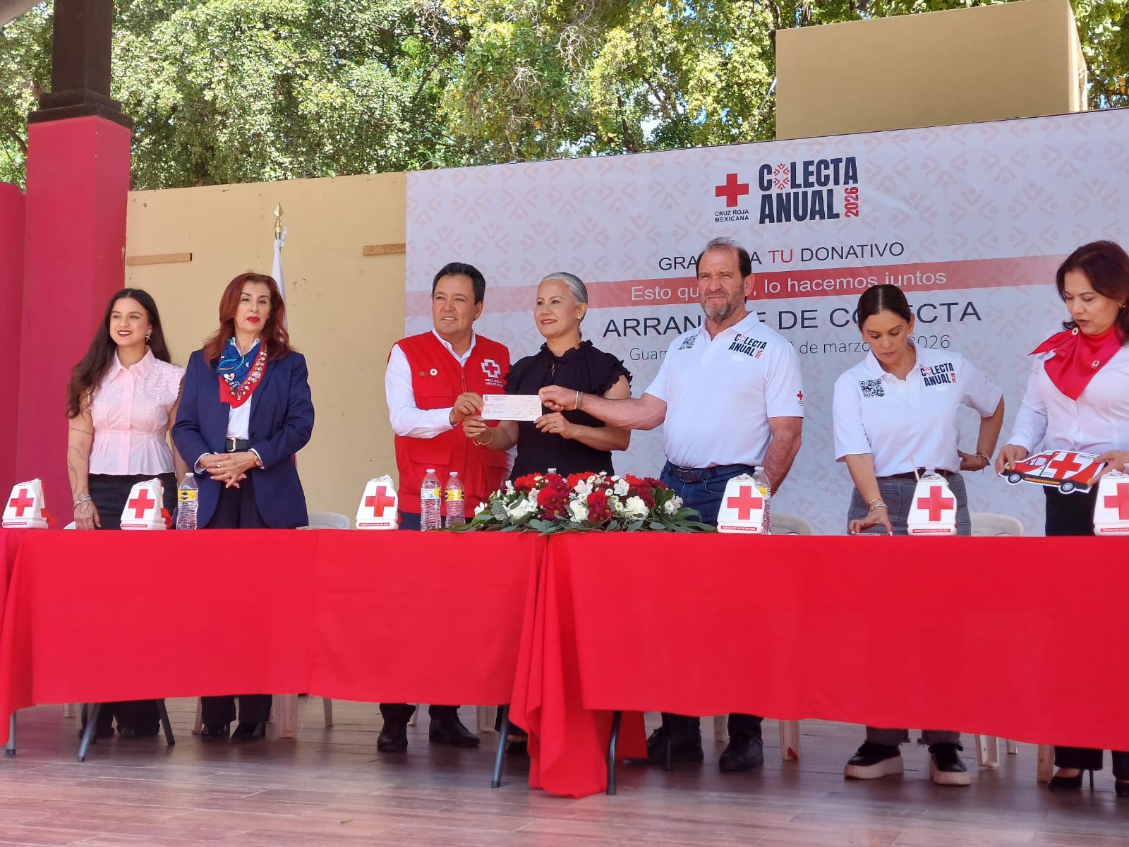 Colecta Anual de Cruz Roja en Guamúchil
