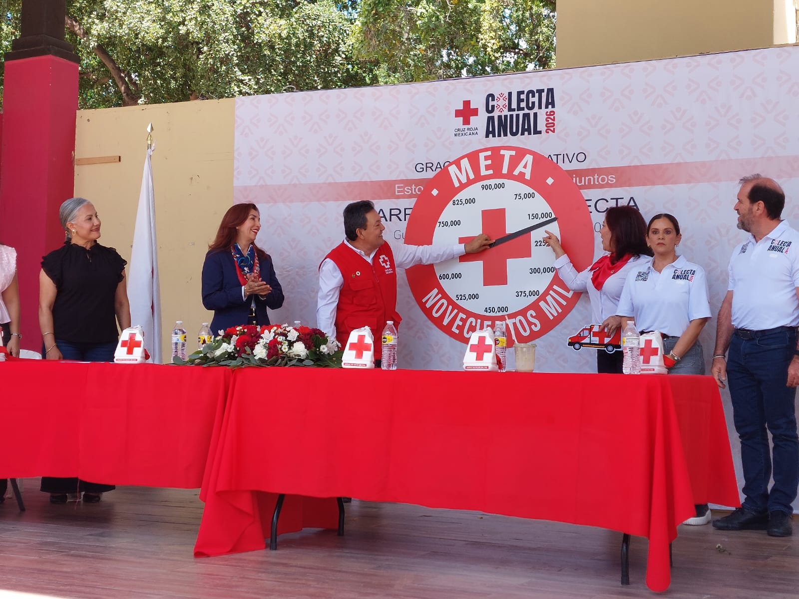 Colecta Anual de Cruz Roja en Guamúchil