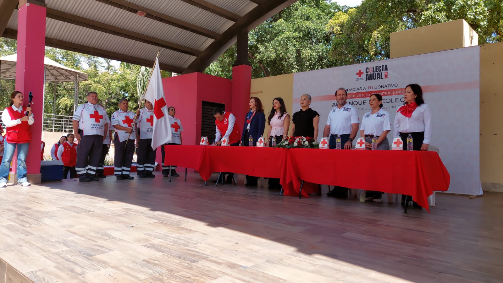 Colecta Anual de Cruz Roja en Guamúchil