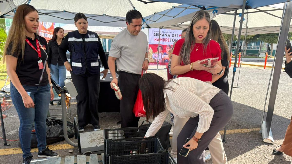 colecta de alimentos semana del hambreton en culiacan sinaloa