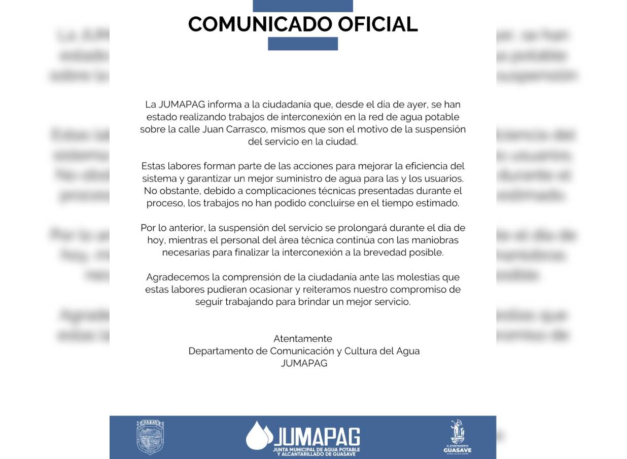 comunicado de jumapag