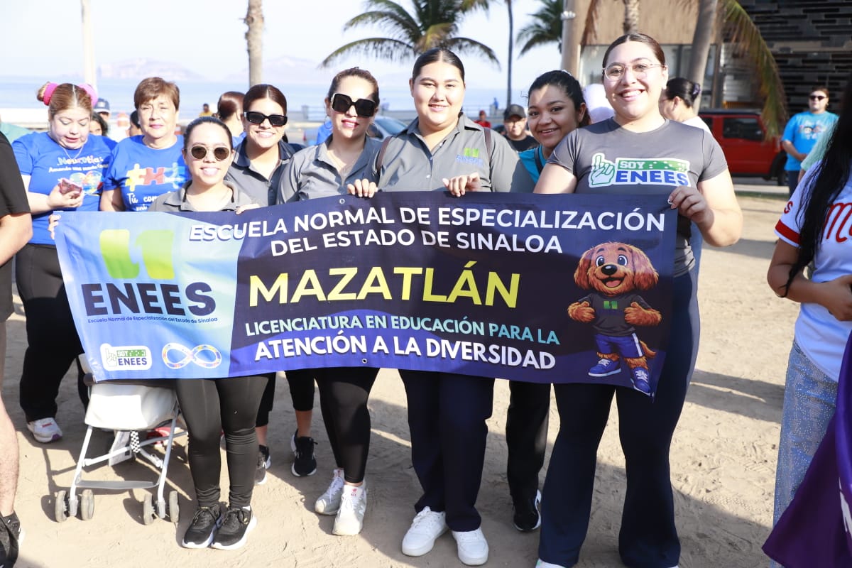 realizan con gran exito la caminata paso a paso por el autismo en mazatlan
