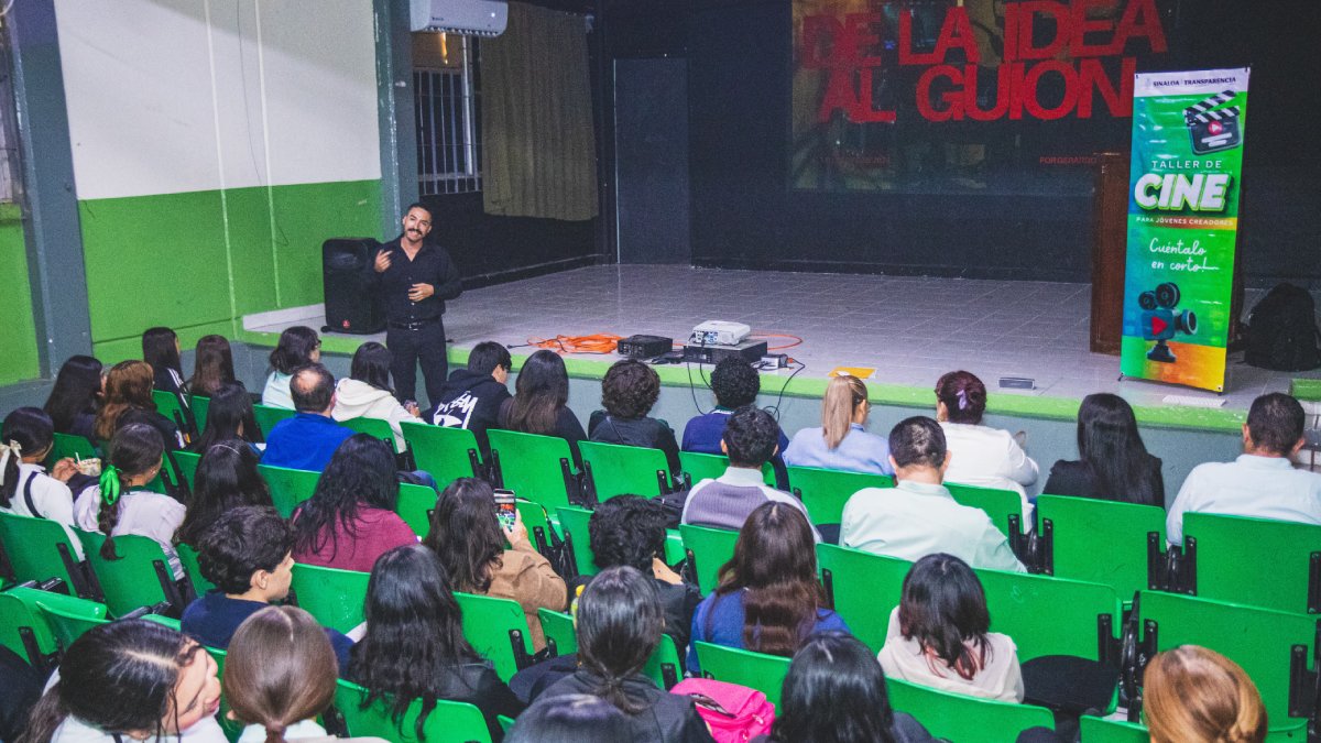 con talleres de cine gobierno de sinaloa promueve la cultura curso