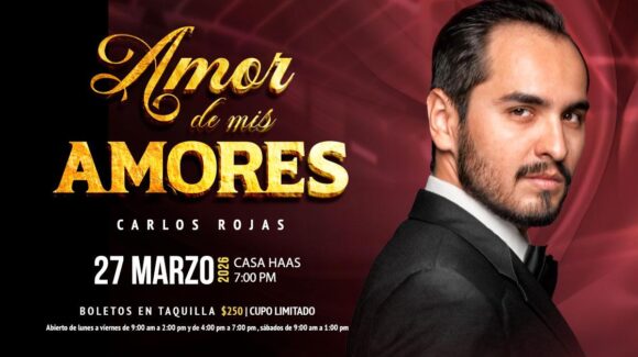 Carlos Rojas hará vibrar Mazatlán, Sinaloa, con ‘Amor de mis Amores’, una noche para enamorar al público
