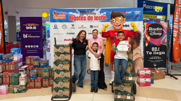 ¡Meta superada! Sociedad unidad logra 39 mil 506 litros con campaña ‘Bigotes de Leche’ en beneficio del Banco de Alimentos IAP de Mazatlán, Sinaloa