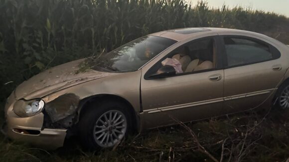 Conductor en estado de ebriedad sufre accidente en el Libramiento Poniente de Los Mochis, Sinaloa