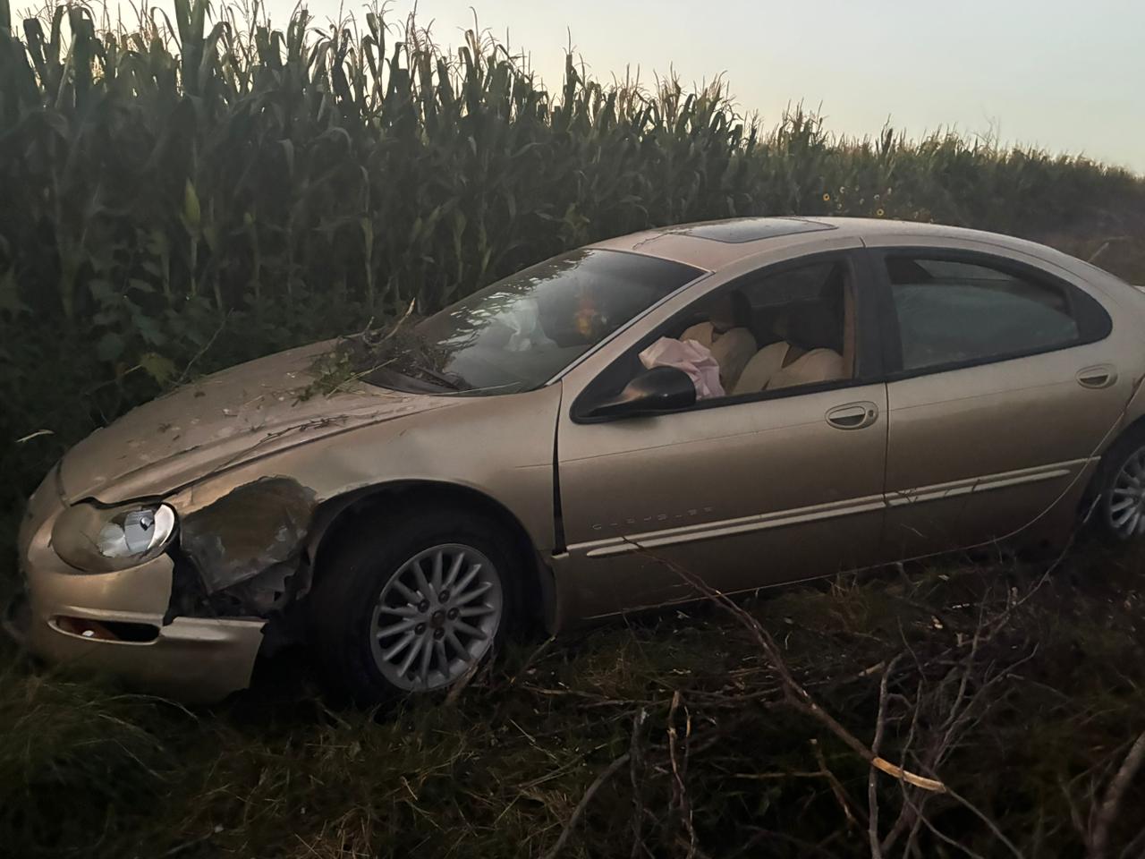 Conductor se accidenta en el Libramiento Poniente de Los Mochis, Sinaloa