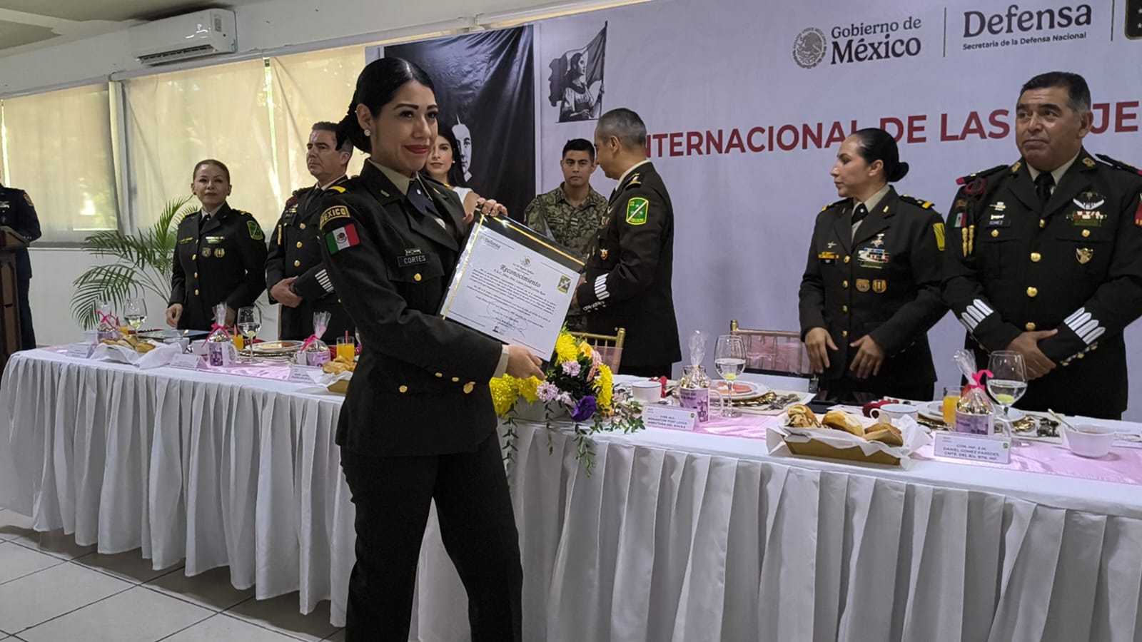 Conmemora Ejército Mexicano el Día Internacional de la Mujer