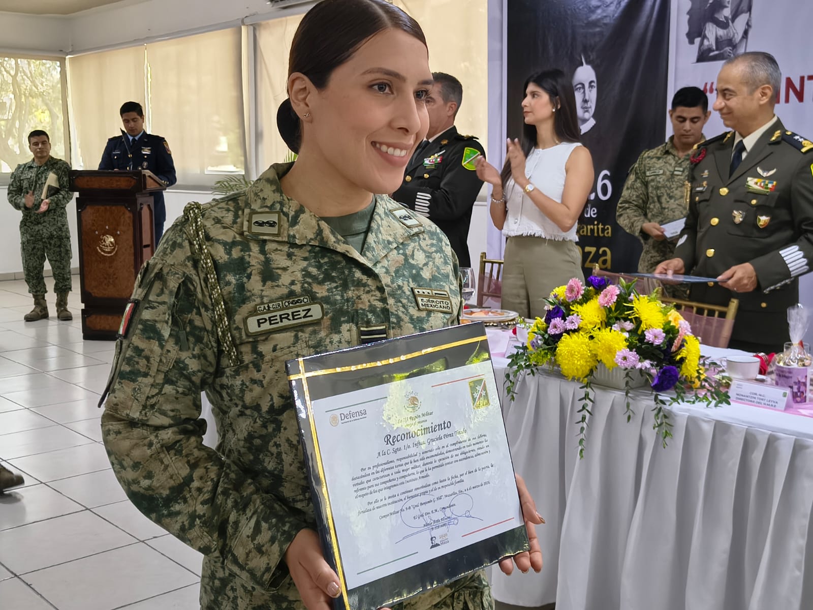 Conmemora Ejército Mexicano el Día Internacional de la Mujer