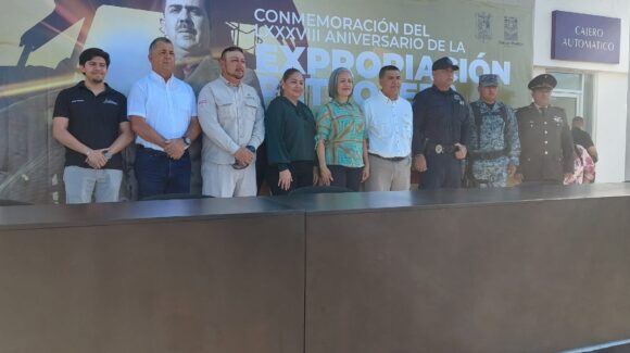 “Que viva la soberanía nacional y que viva México”: resaltan legado de la Expropiación Petrolera en Salvador Alvarado
