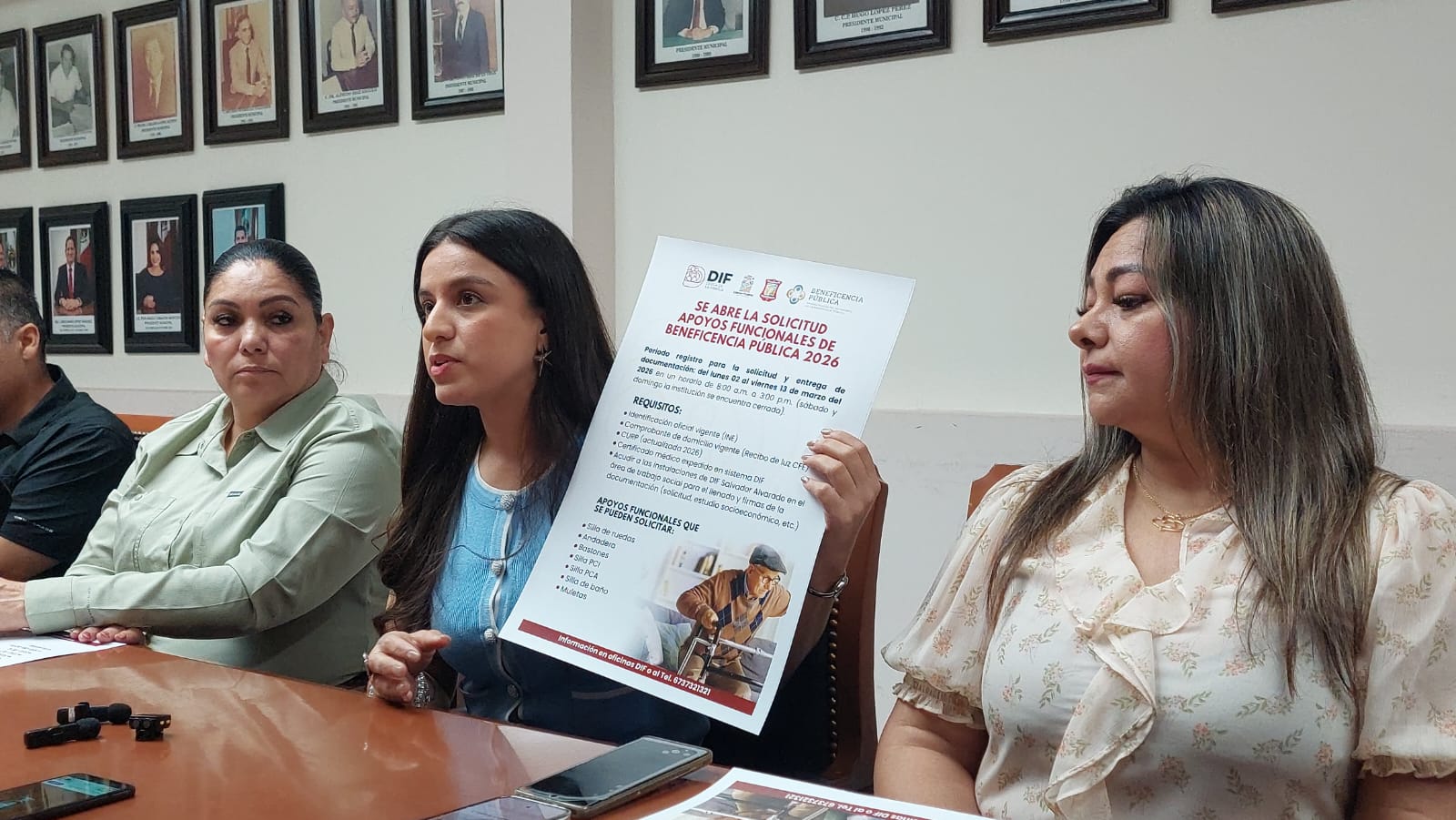 Convocatoria de aparatos funcionales en DIF Salvador Alvarado