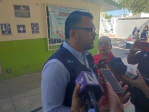 Cristopher Jonathan Cruz Magaña, jefe de la Jurisdicción Sanitaria Número 5 en Mazatlán