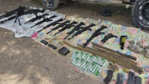 decomisan ametralladoras un fusil barrett y una camioneta en navolato sin