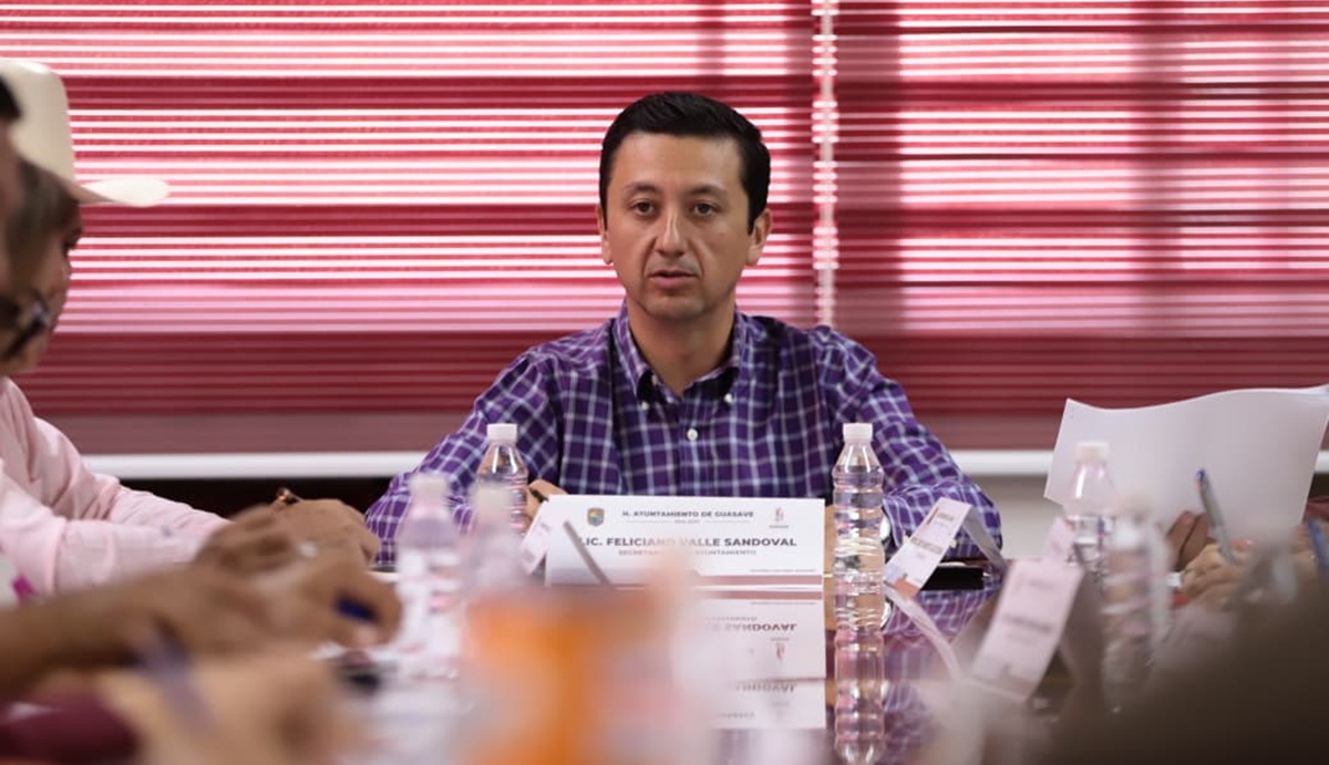 Feliciano Valle Sandoval, secretario del Ayuntamiento de Guasave