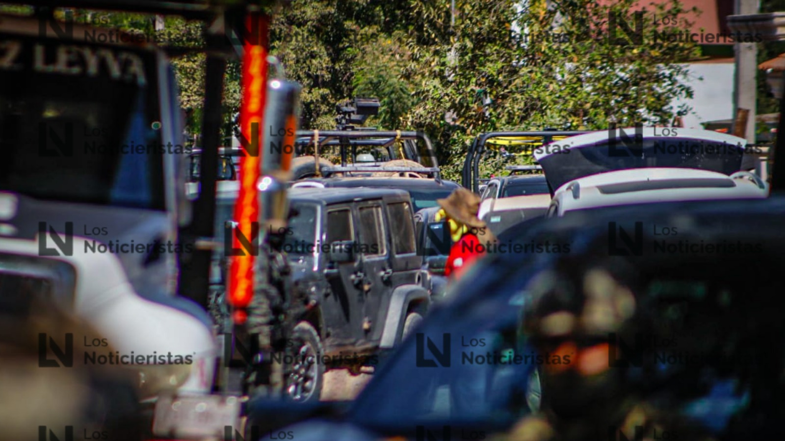 Desde el poblado Valle Escondido, en la sindicatura de Quilá, Culiacán donde se registró un enfrentamiento contra fuerzas federales y fueron abatidos 11 presuntos delincuentes