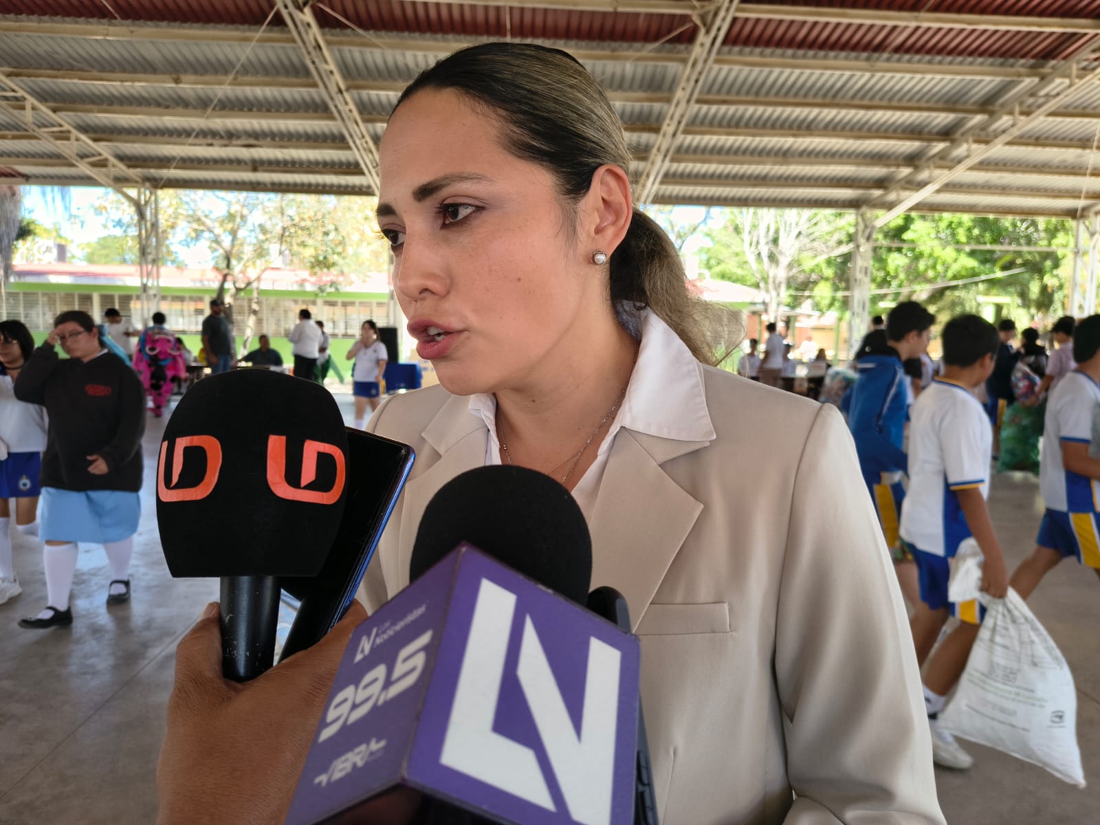 Desirée Beltrán Mora, subdirectora de la Secundaria Genero Estrada en Mazatlán