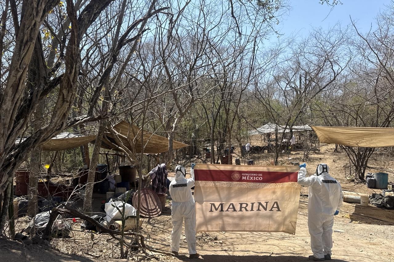 desmantela marina narcolaboratorio en mocorito con valor de 157 millones de pesos