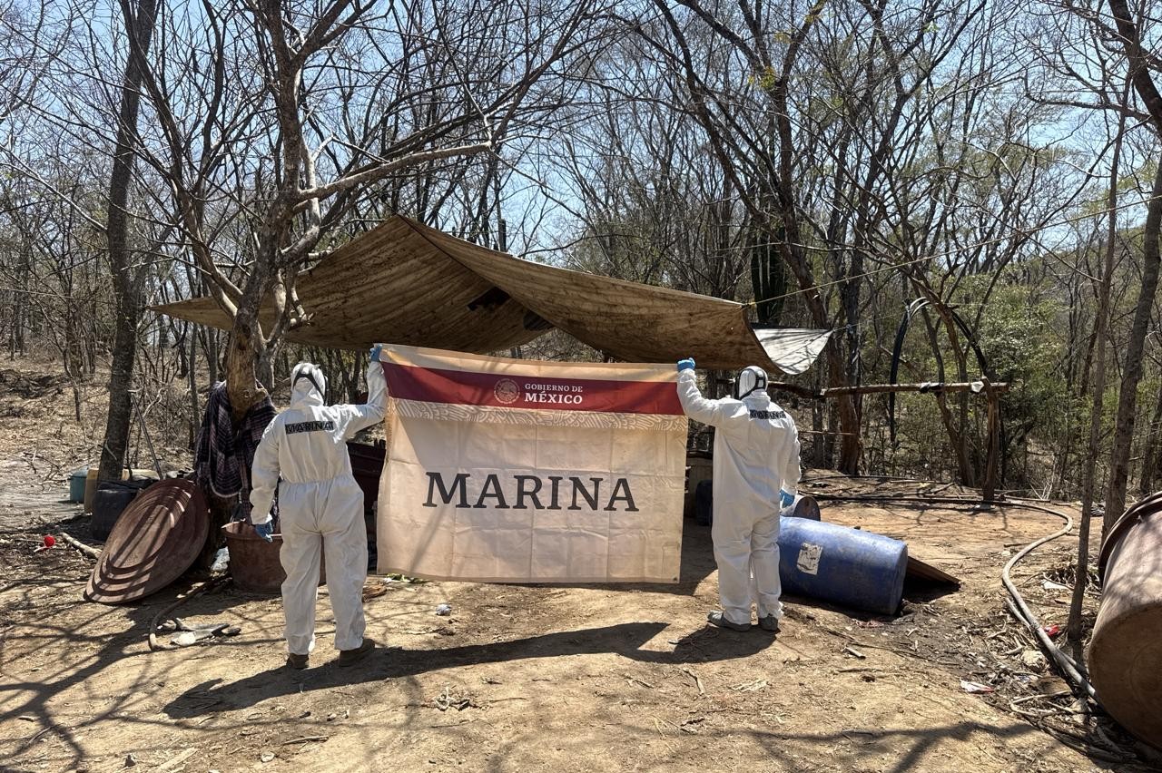 desmantela marina narcolaboratorio en mocorito con valor de 157 millones de pesos