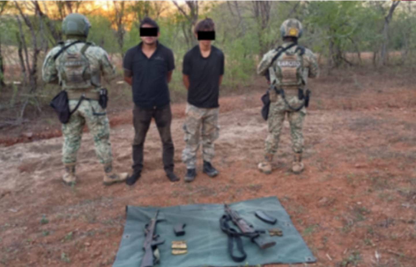 detenidos con armas largas en tepuche culiacan