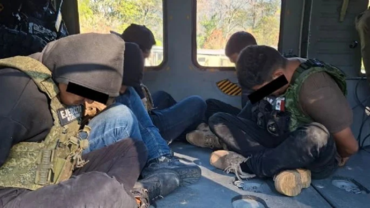 Detenidos en Chiapas, presuntos miembros del CJNG y Cártel de Sinaloa