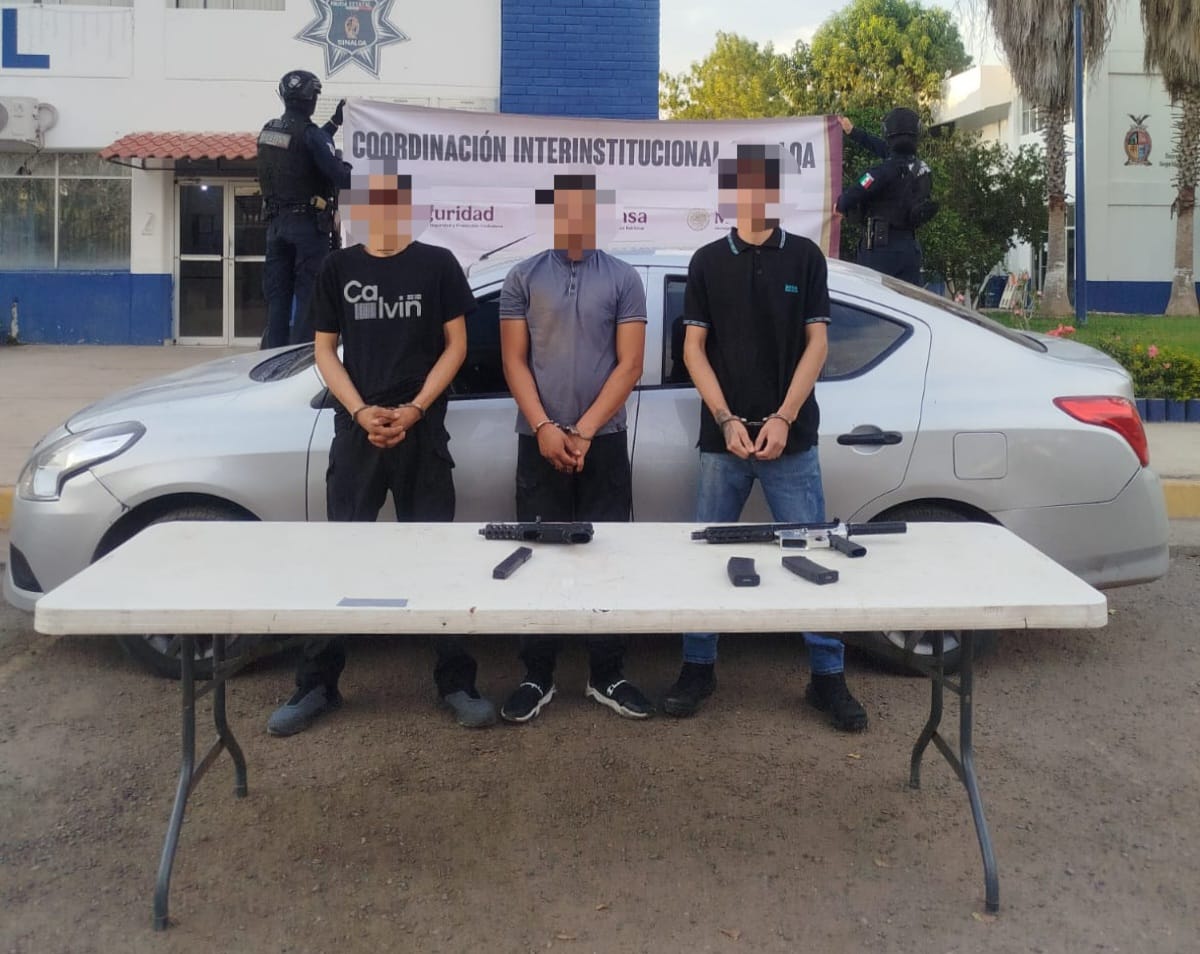 Detenidos tras balacera al sur de Culiacán, Sinaloa