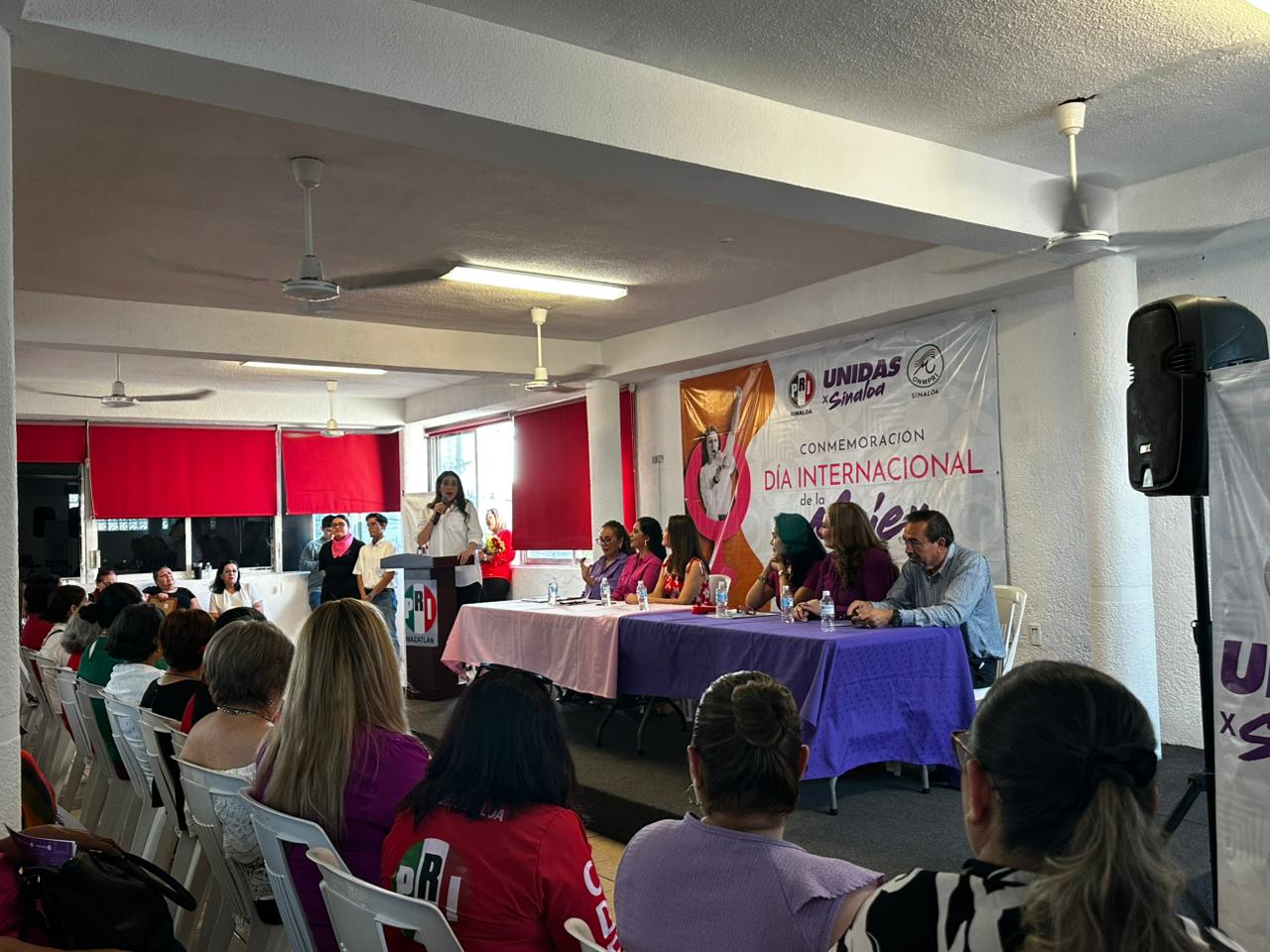 PRI Mazatlán conmemora el Día Internacional de la Mujer