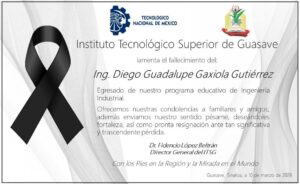 Despiden a Diego, joven guasavense asesinado en Culiacán